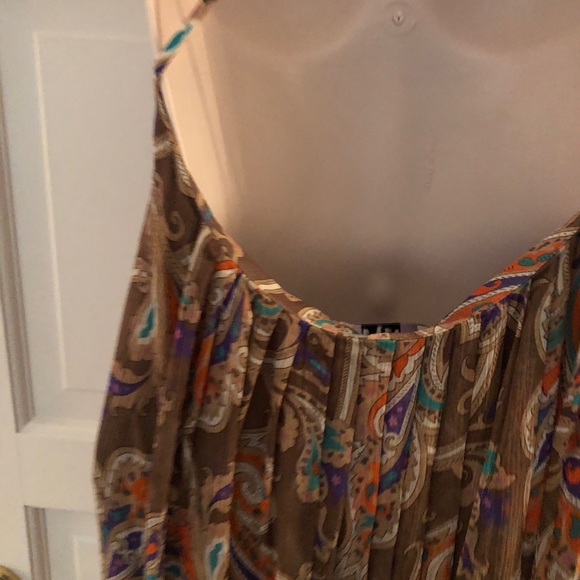 Tibi vintage maxi accordion pleated silk dress - Picture 8 of 9